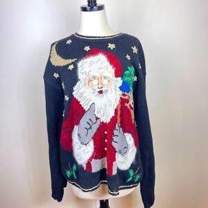 Designer Originals Studio Vintage Santa Christmas Sweater
